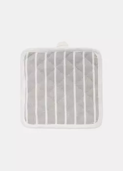 Полосатая прихватка из хлопка Croff, серый