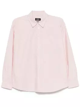 Полосатая рубашка A.P.C., красный