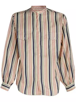 Полосатая рубашка Bally, нейтральный цвет