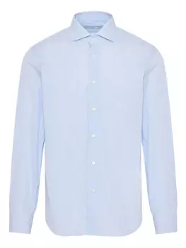 Полосатая рубашка Barba, синий