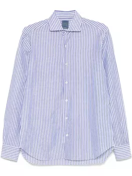 Полосатая рубашка Barba, синий