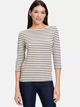 Полосатая рубашка Betty Barclay, бежевый