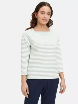 Полосатая рубашка Betty & Co, зеленый