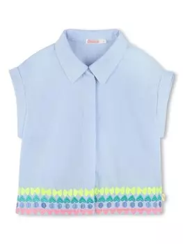 Полосатая рубашка Billieblush, синий