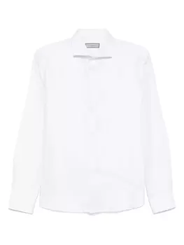 Полосатая рубашка Canali, белый