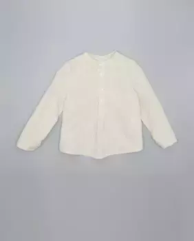 Полосатая рубашка для мальчиков с длинным рукавом Fina Ejerique, натуральный