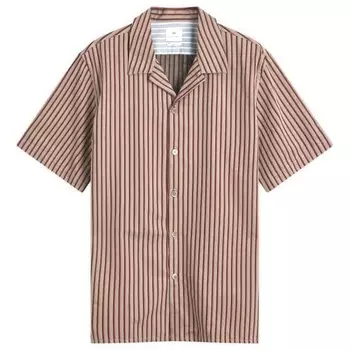 Полосатая рубашка для отпуска Paul Smith, коричневый