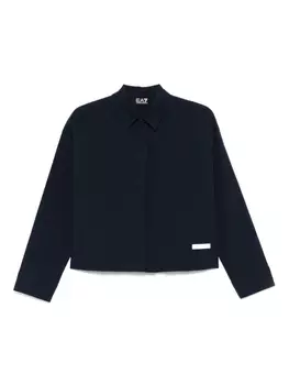 Полосатая рубашка Ea7 Emporio Armani, синий