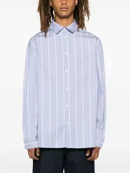 Полосатая рубашка Emporio Armani, синий