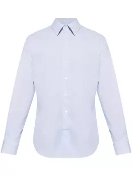 Полосатая рубашка Emporio Armani, синий