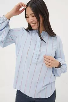 Полосатая рубашка Fatface Mallie Fat Face, синий