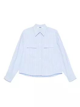 Полосатая рубашка Grifoni, синий