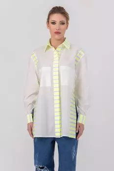 Полосатая рубашка Imela Helene Galwas, желтый