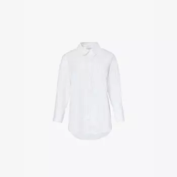 Полосатая рубашка из хлопка и поплина Mika Anine Bing, мультиколор