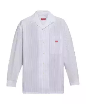Полосатая рубашка Kenzo, белый