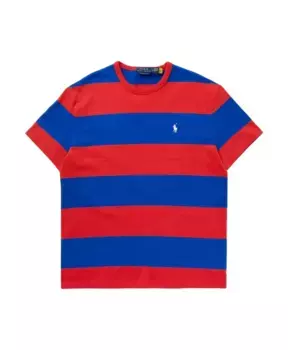 Полосатая рубашка классического кроя из хлопка Ralph Lauren, мультиколор