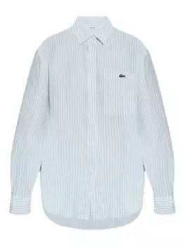 Полосатая рубашка Lacoste, синий