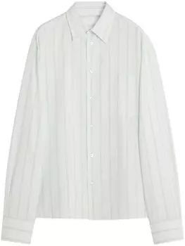 Полосатая рубашка Lanvin, белый