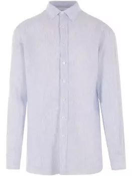 Полосатая рубашка Лардини Lardini, синий