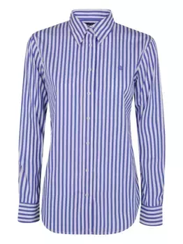 Полосатая рубашка Lauren Ralph Lauren, синий