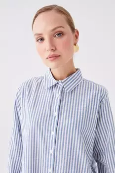 Полосатая рубашка Lc Waikiki, белый