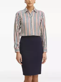 Полосатая рубашка LUISA SPAGNOLI, белый