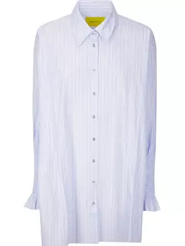 Полосатая рубашка Marques'Almeida, синий