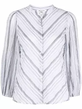 Полосатая рубашка Masscob, серый