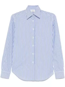 Полосатая рубашка Mazzarelli, синий
