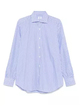 Полосатая рубашка Mazzarelli, синий