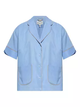 Полосатая рубашка MUNTHE, синий