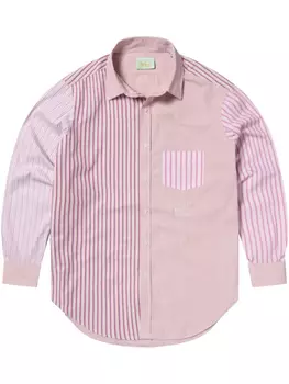 Полосатая рубашка на пуговицах Aries, розовый