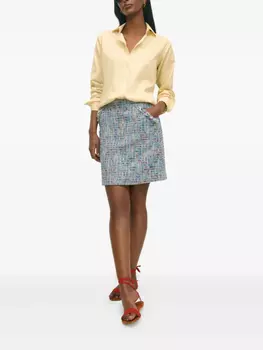 Полосатая рубашка на пуговицах Brooks Brothers, желтый