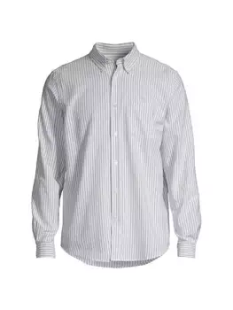 Полосатая рубашка на пуговицах Closed, цвет smokey blue