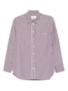 Полосатая рубашка на пуговицах ISABEL MARANT, нейтральный
