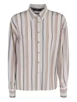 Полосатая рубашка на пуговицах Seventy, нейтральный