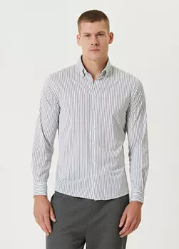 Полосатая рубашка Network, белый