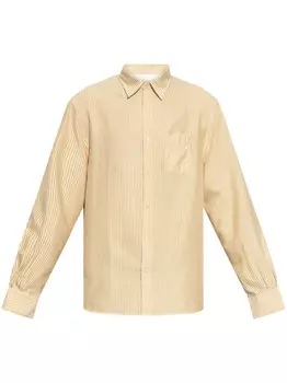 Полосатая рубашка Officine Generale, белый