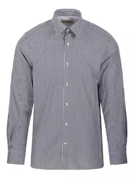 Полосатая рубашка Officine Generale, черный