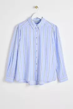 Полосатая рубашка Oliver Bonas, синий