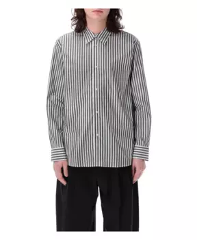 Полосатая рубашка оверсайз Studio Nicholson, мультиколор