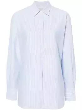 Полосатая рубашка оксфорд GOLDEN GOOSE, синий