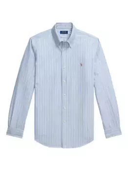 Полосатая рубашка Оксфорд POLO RALPH LAUREN, синий