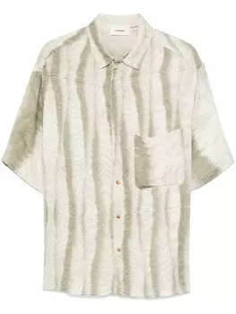 Полосатая рубашка Paper Kid A Paper Kid, зеленый