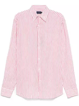 Полосатая рубашка Paul & Shark, белый