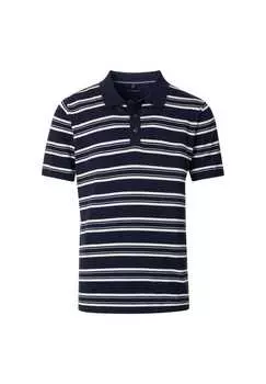 Полосатая рубашка поло Casamoda, синий