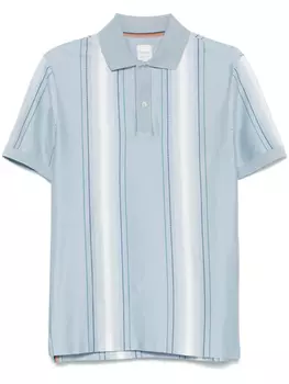 Полосатая рубашка-поло Paul Smith, синий