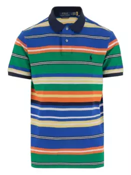 Полосатая рубашка-поло Polo Pony POLO RALPH LAUREN, зеленый