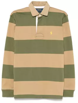 Полосатая рубашка поло Polo Ralph Lauren, зеленый