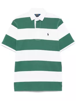 Полосатая рубашка поло Polo Ralph Lauren, зеленый